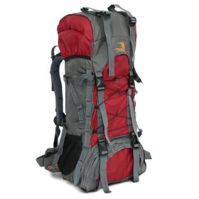 Large Capacity Waterproof Backpack- Red
