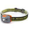 LED Lightweight Light; AAA Battery Headlamp - Gray