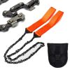 Survival Chain Saw; Pocket- Orange