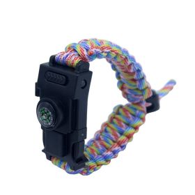 Umbrella Rope Knife Bracelet - Rainbow