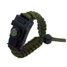 Umbrella Rope Knife Bracelet-Military green