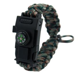 Umbrella Rope Knife Bracelet- Mountain camouflage