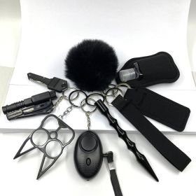 Survival Women Alarm Window Breaker Set Keychain - Style15