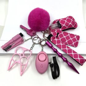 Survival Women Alarm Window Breaker Set Keychain - Style5