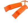 Survival Whistle; With Reflective Lanyard