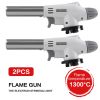2 Pack Lighter Butane Burner- White