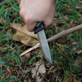 Fixed Blade Knife with Sheath, 4.1 Inch