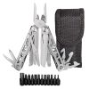 Heavy Duty Multitool, Stainless Steel Frame; 18 Locking Tools