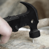 Stainless Steel Claw Hammer Multitool Tool With Nylon Sheath - Black