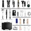 ANTARCTICA Emergency Survival Kits 60 in 1 - black