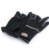 Three Fingers Cut Lure Anti-Slip Leather Gloves -L