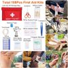 125Pcs Survival Kits First Aid Kit Supplies