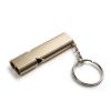 Aluminum Safety Whistle For  Survival - Silvery