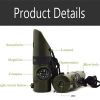Multifunctional Compass; Whistle; Thermometer- Army Green