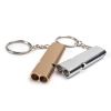 Aluminum Safety Whistle For  Survival - Silvery