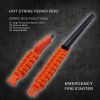 Fire Starter with Premium Striker and Lanyard (5 x 1}