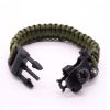 Survival Parachute Cord Bracelet - Red