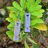 Stainless Whistle Double Tube- Silvery