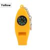 4-1 Survival Whistle With Compass Thermometer Magnifier- Green