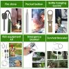 47Pcs Emergency Survival Kit- Black