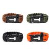 Seven Core Braided Rope Whistle - Black