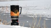 Backpacking Stove with 1.4 Liter Pot; Gas