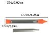 1pc Collapsible Stainless Steel Blow Fire Tool- Orange