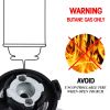 2 Pack Lighter Butane Burner- White