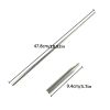 1pc Collapsible Stainless Steel Blow Fire Tool- Red