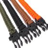 Seven Core Braided Rope Whistle - Black