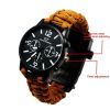 Survival Watch Bracelet Tools With LED Light - Kahki