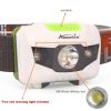 LED Light; AAA Battery Headlamp- White