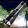 Chargeable Light Handheld Flashlight- Black