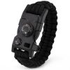 Survival Parachute Cord Bracelet - Red