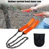 Survival Chain Saw; Pocket- Orange