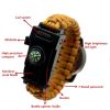 Survival Watch Bracelet Tools With LED Light - Kahki