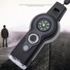 1pc 7 In 1 Safety Whistle- Grey