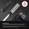 Heavy Duty Multitool, Stainless Steel Frame; 18 Locking Tools
