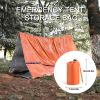 Waterproof Emergency Tube Tent - Orange