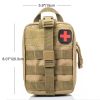 First Aid Pouch; Detachable (Bag Only) - Orange