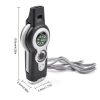 1pc 7 In 1 Safety Whistle- Grey