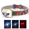 LED Light; AAA Battery Headlamp- White