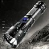 Chargeable Light Handheld Flashlight- Black