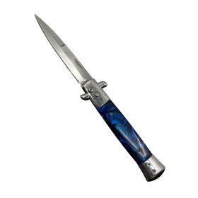 Out-The-Side Knife (Color: Blue Marble)