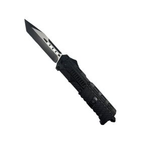 5.5" OTF Knife with Tanto Blade (Color: Black)
