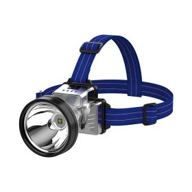 Rechargeable Headlamp with 3 Light Modes (Type: Headlamp, Color: Silver & Blue)